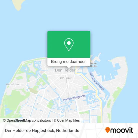 Der Helder de Hapjeshock kaart