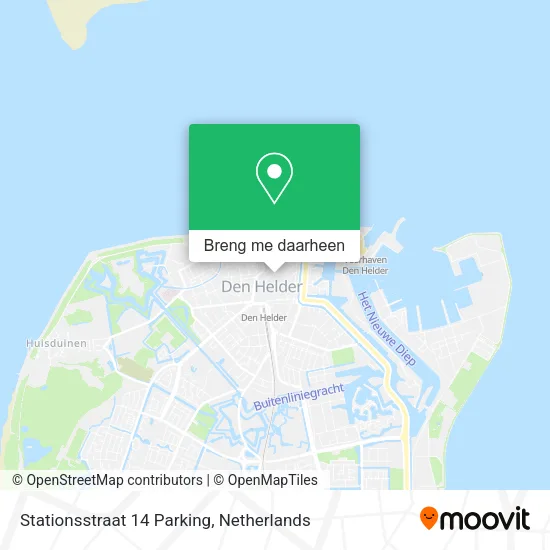 Stationsstraat 14 Parking kaart