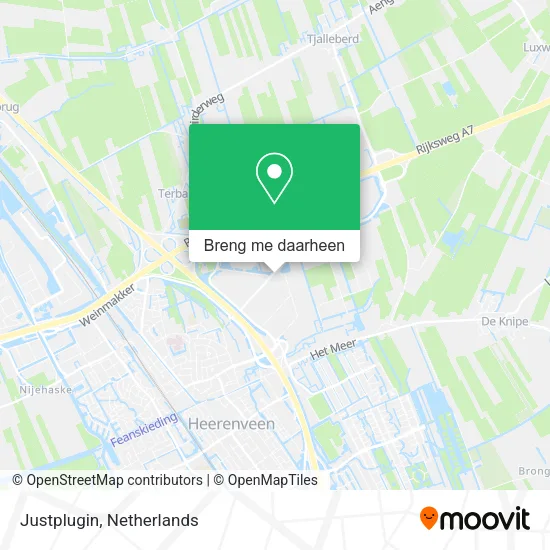 Justplugin kaart