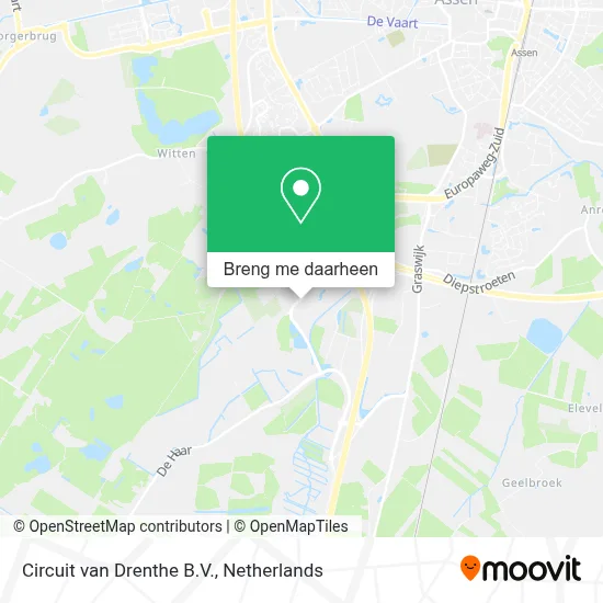 Circuit van Drenthe B.V. kaart