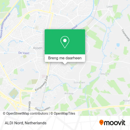 ALDI Nord kaart