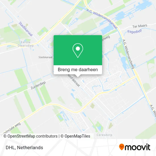DHL kaart