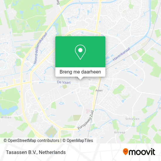 Tasassen B.V. kaart