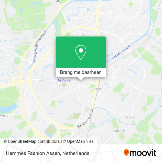 Hemmès Fashion Assen kaart