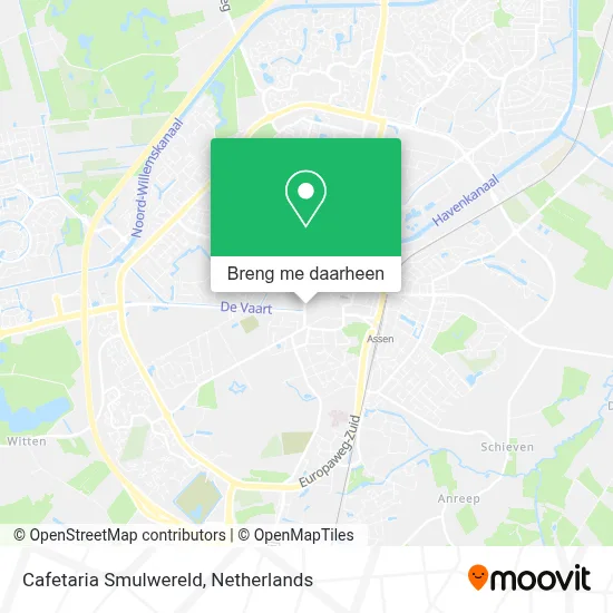 Cafetaria Smulwereld kaart