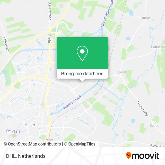 DHL kaart