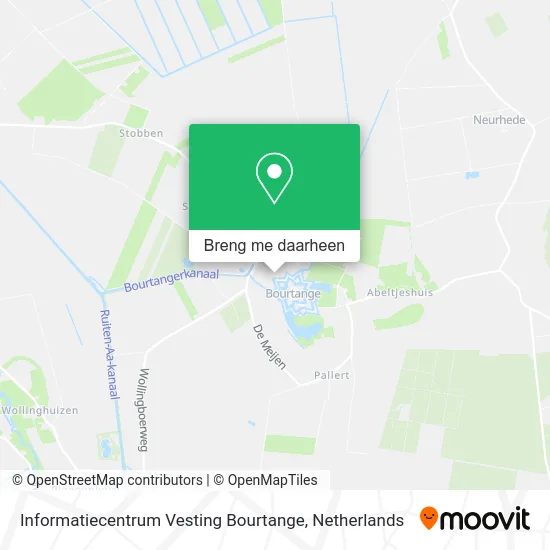 Informatiecentrum Vesting Bourtange kaart
