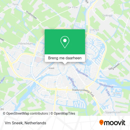 Vm Sneek kaart