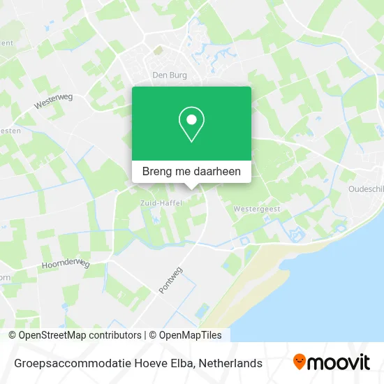 Groepsaccommodatie Hoeve Elba kaart