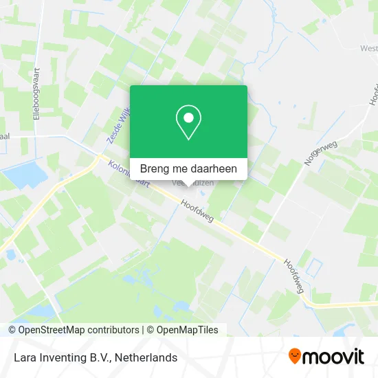 Lara Inventing B.V. kaart