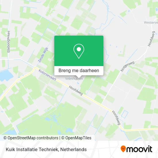 Kuik Installatie Techniek kaart