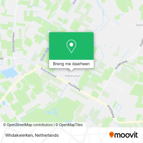Whdakwerken kaart