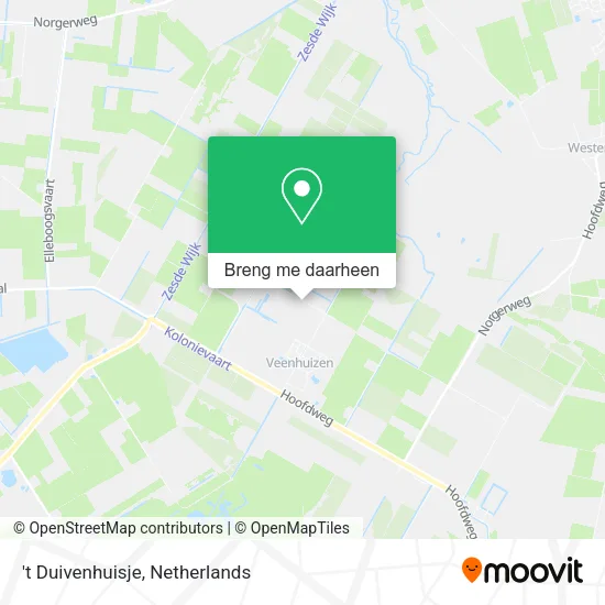 't Duivenhuisje kaart