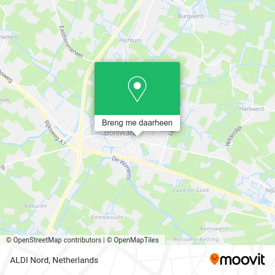 ALDI Nord kaart
