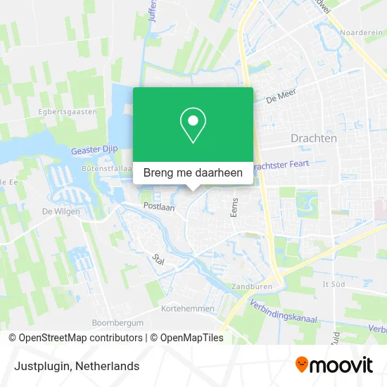 Justplugin kaart
