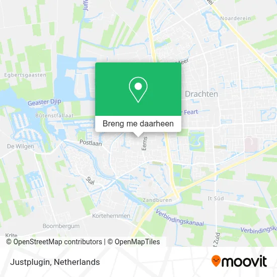 Justplugin kaart