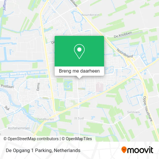 De Opgang 1 Parking kaart