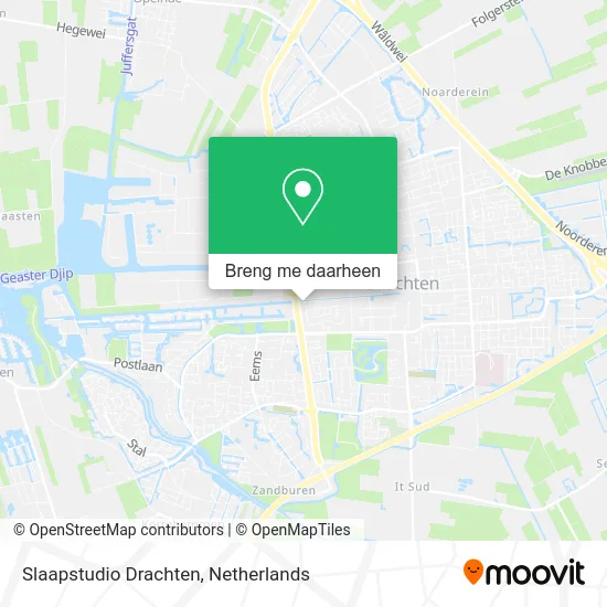 Slaapstudio Drachten kaart