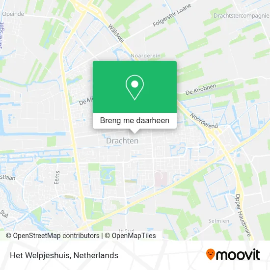Het Welpjeshuis kaart