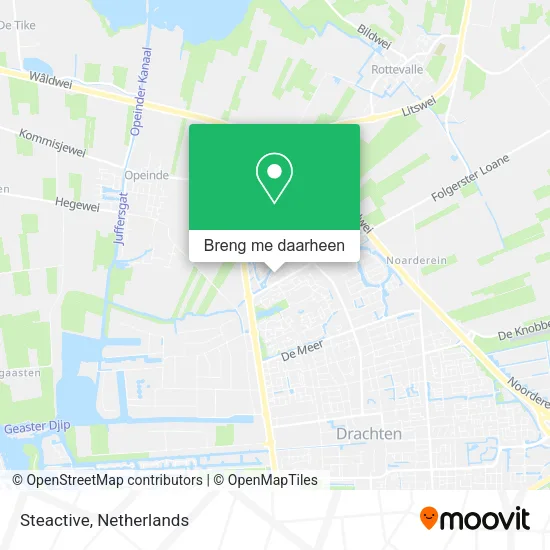 Steactive kaart