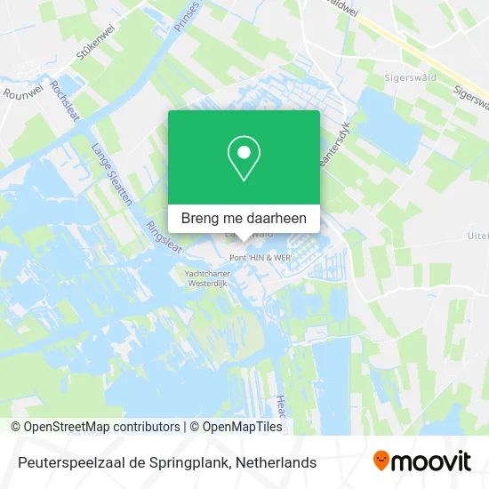 Peuterspeelzaal de Springplank kaart