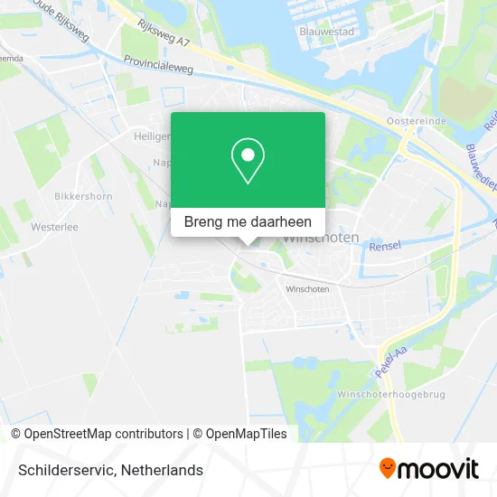 Schilderservic kaart