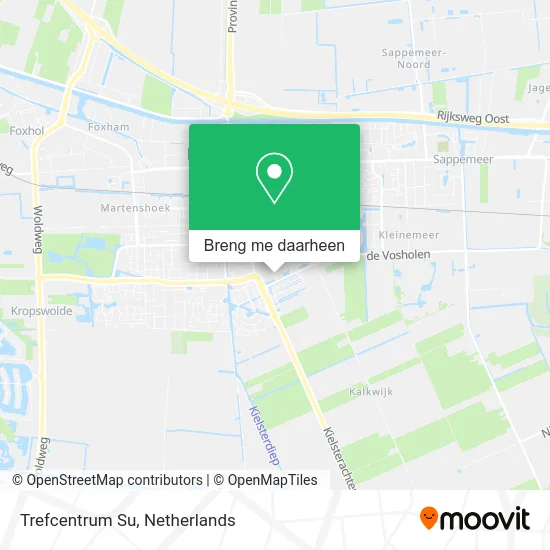 Trefcentrum Su kaart
