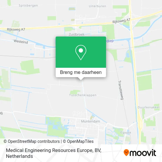 Medical Engineering Resources Europe, BV kaart
