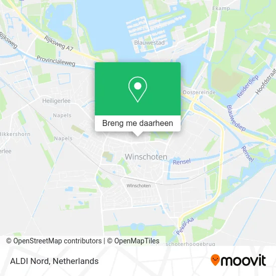 ALDI Nord kaart