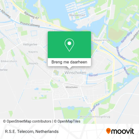 R.S.E. Telecom kaart