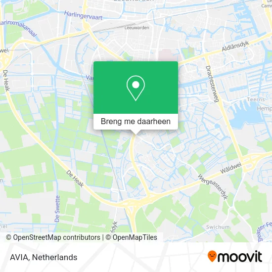 AVIA kaart