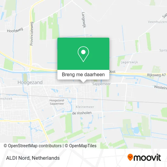 ALDI Nord kaart