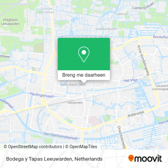 Bodega y Tapas Leeuwarden kaart