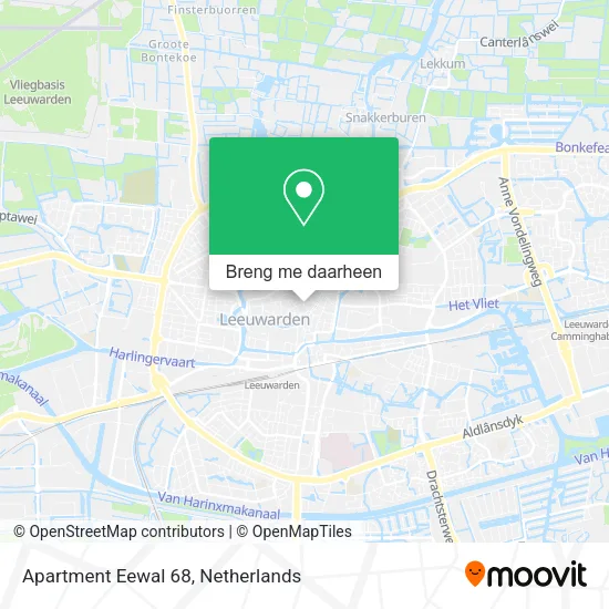 Apartment Eewal 68 kaart