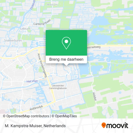 M. Kampstra-Muiser kaart