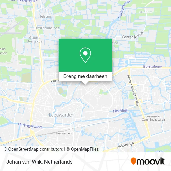 Johan van Wijk kaart