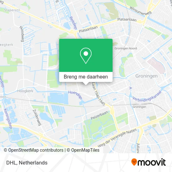 DHL kaart