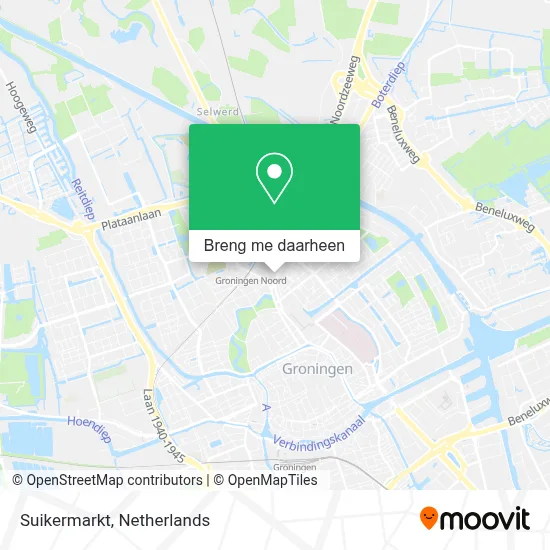Suikermarkt kaart