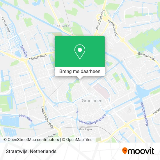 Straatwijs kaart