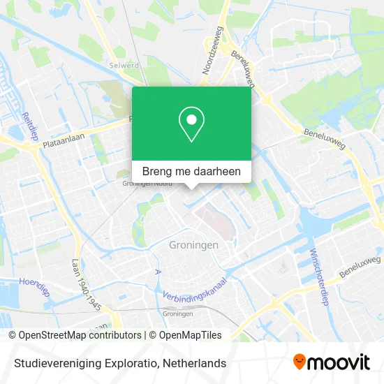 Studievereniging Exploratio kaart