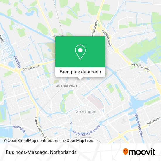 Business-Massage kaart