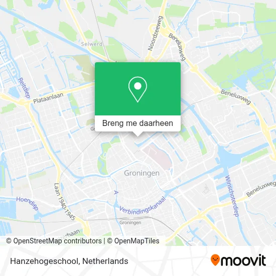 Hanzehogeschool kaart