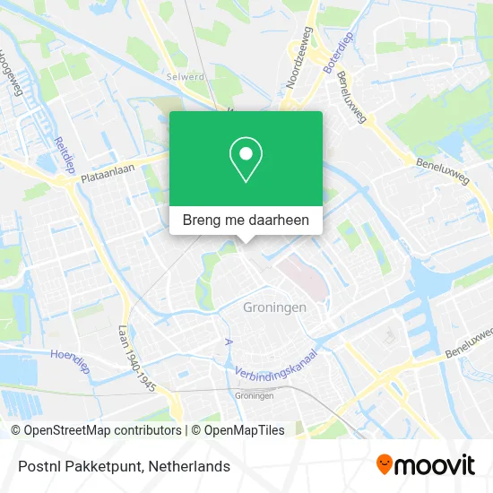 Postnl Pakketpunt kaart