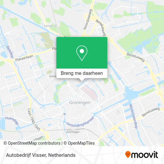 Autobedrijf Visser kaart