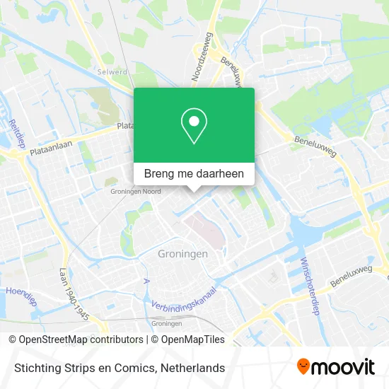 Stichting Strips en Comics kaart