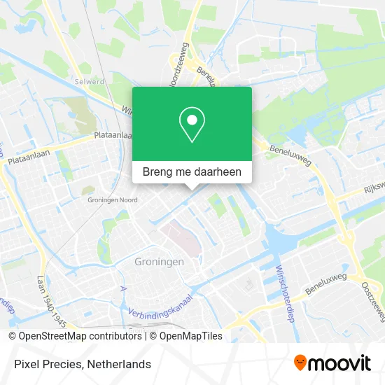 Pixel Precies kaart