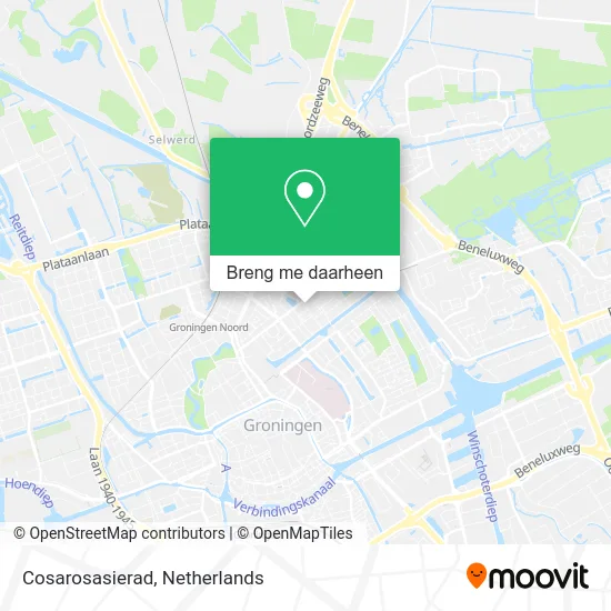 Cosarosasierad kaart