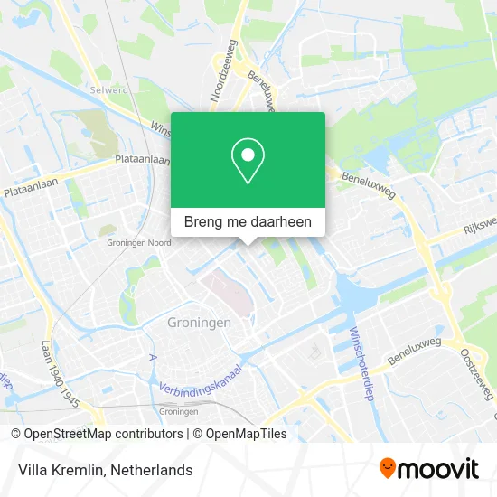 Villa Kremlin kaart