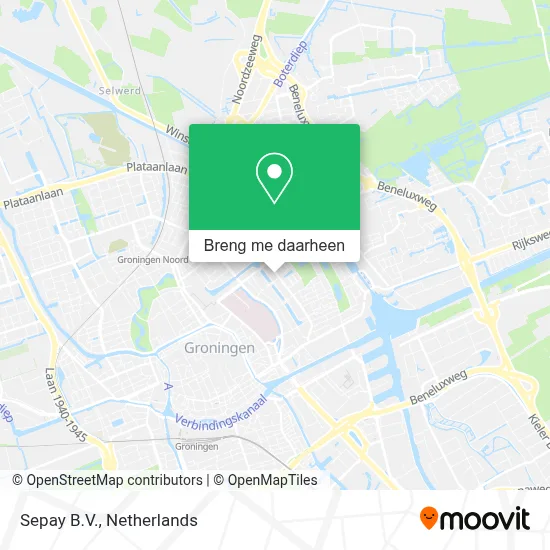 Sepay B.V. kaart