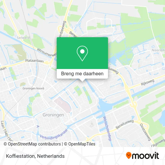 Koffiestation kaart